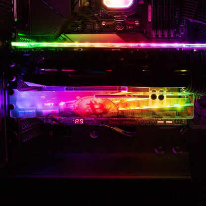 Go and Buy It RGB GPU Support Bracket - Skie Graphic Studio - V1Tech