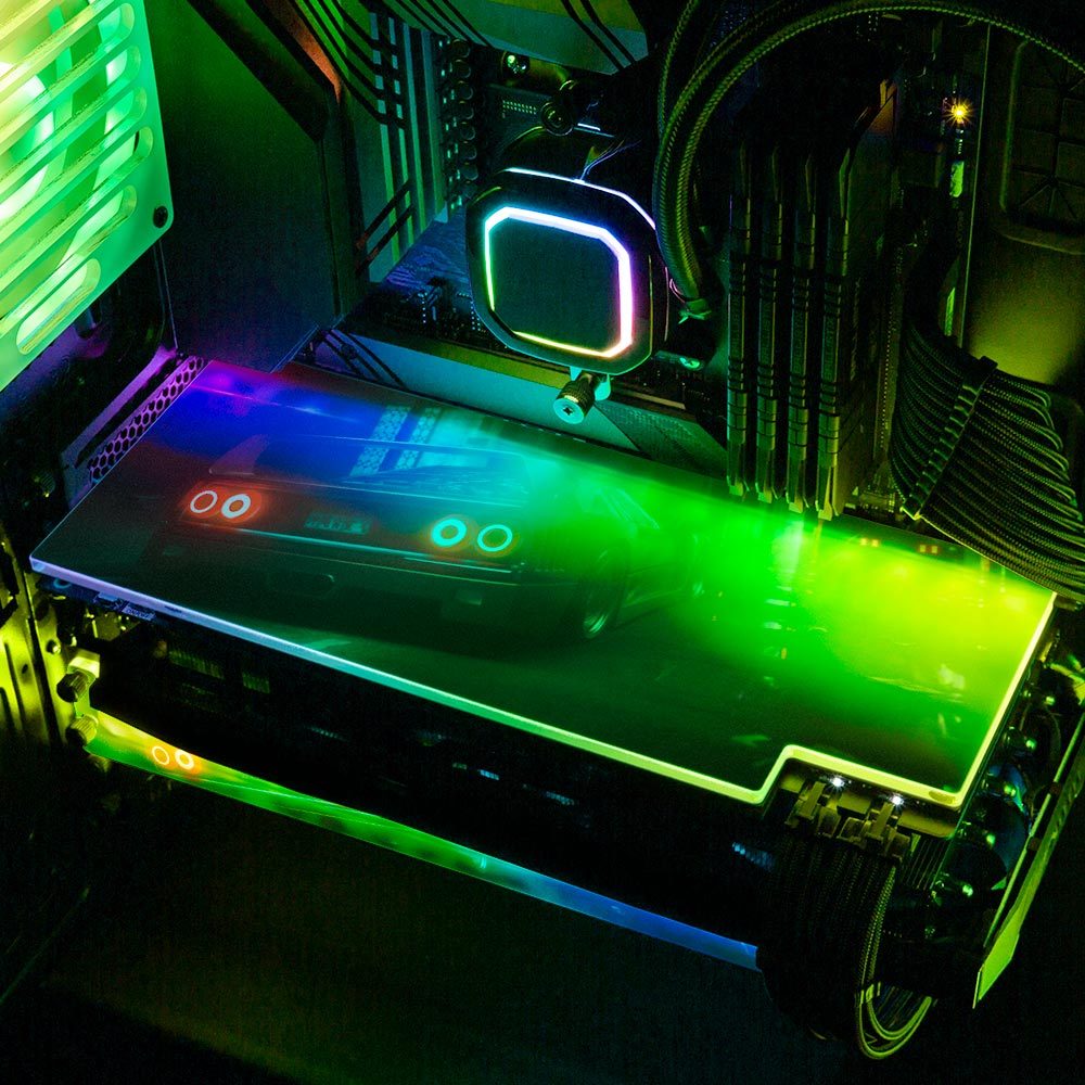 Hazy Car Ride RGB GPU Backplate - Skie Graphic Studio - V1Tech