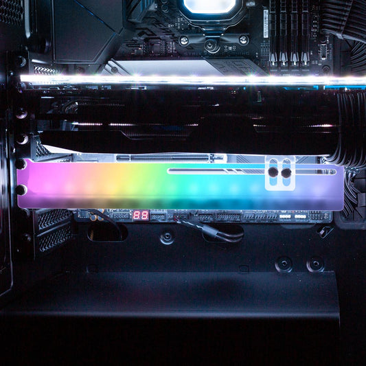 Hologram RGB GPU Support Bracket - Javilostcontrol - V1Tech