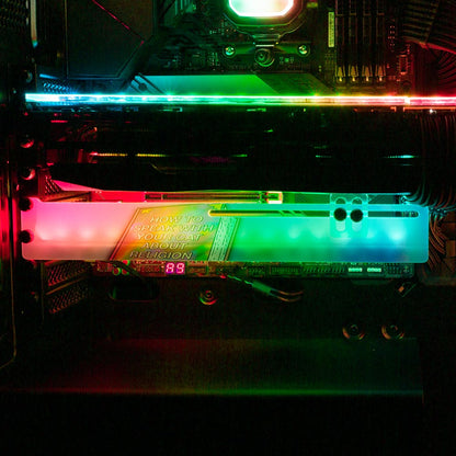 How to Speak with Your Cat RGB GPU Support Bracket - Javilostcontrol - V1Tech