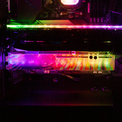 Hunting for Pearls RGB GPU Support Bracket - Guedda HM - V1Tech