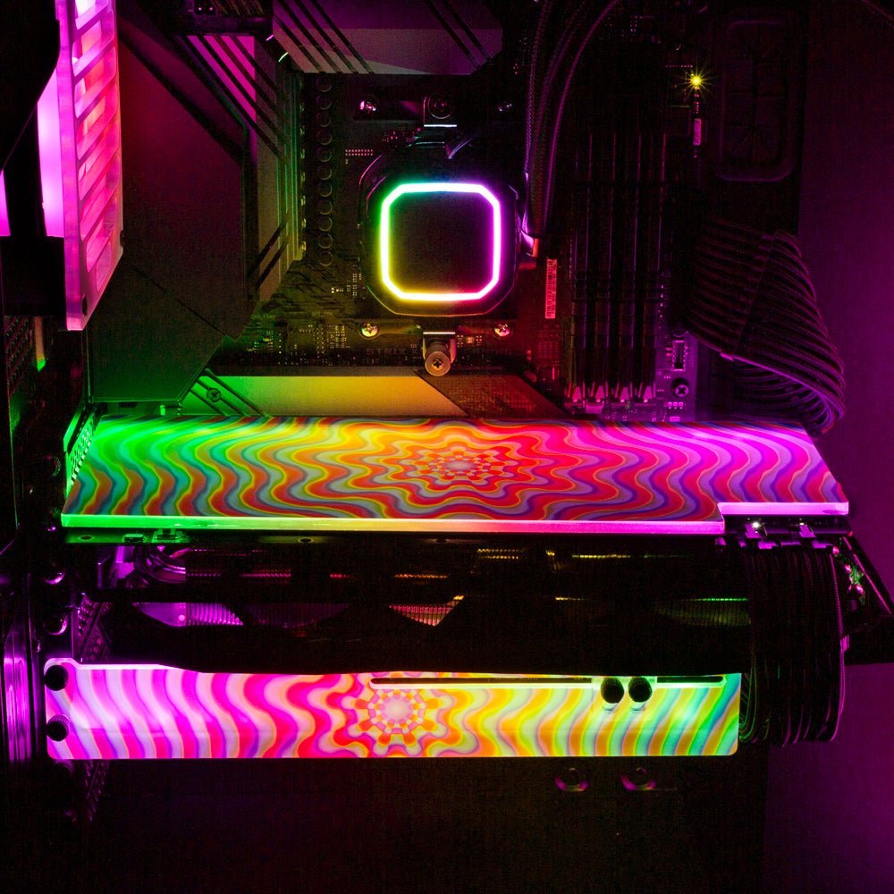 Hypnosis RGB GPU Support Bracket - Guedda HM - V1Tech