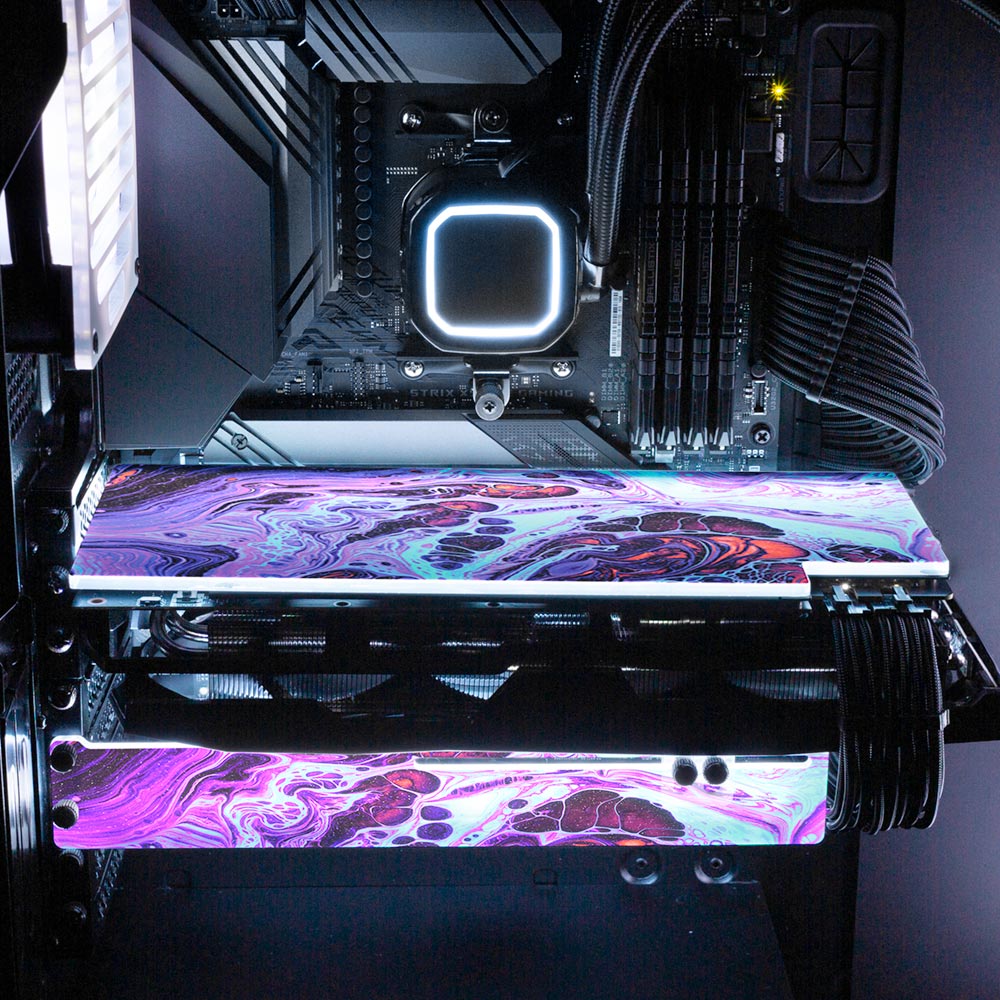 If We Make It Through December RGB GPU Backplate - Geoglyser - V1Tech