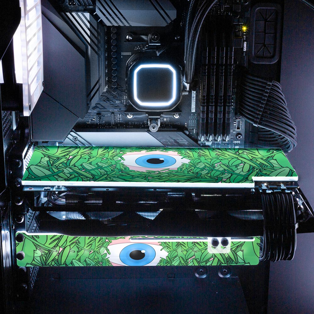 Jungle Eye RGB GPU Support Bracket - Javilostcontrol - V1Tech