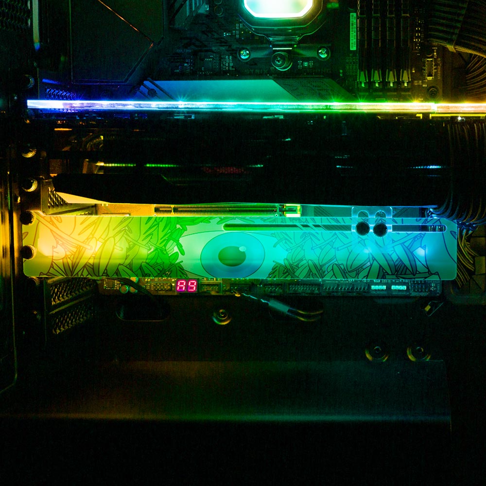 Jungle Eye RGB GPU Support Bracket - Javilostcontrol - V1Tech