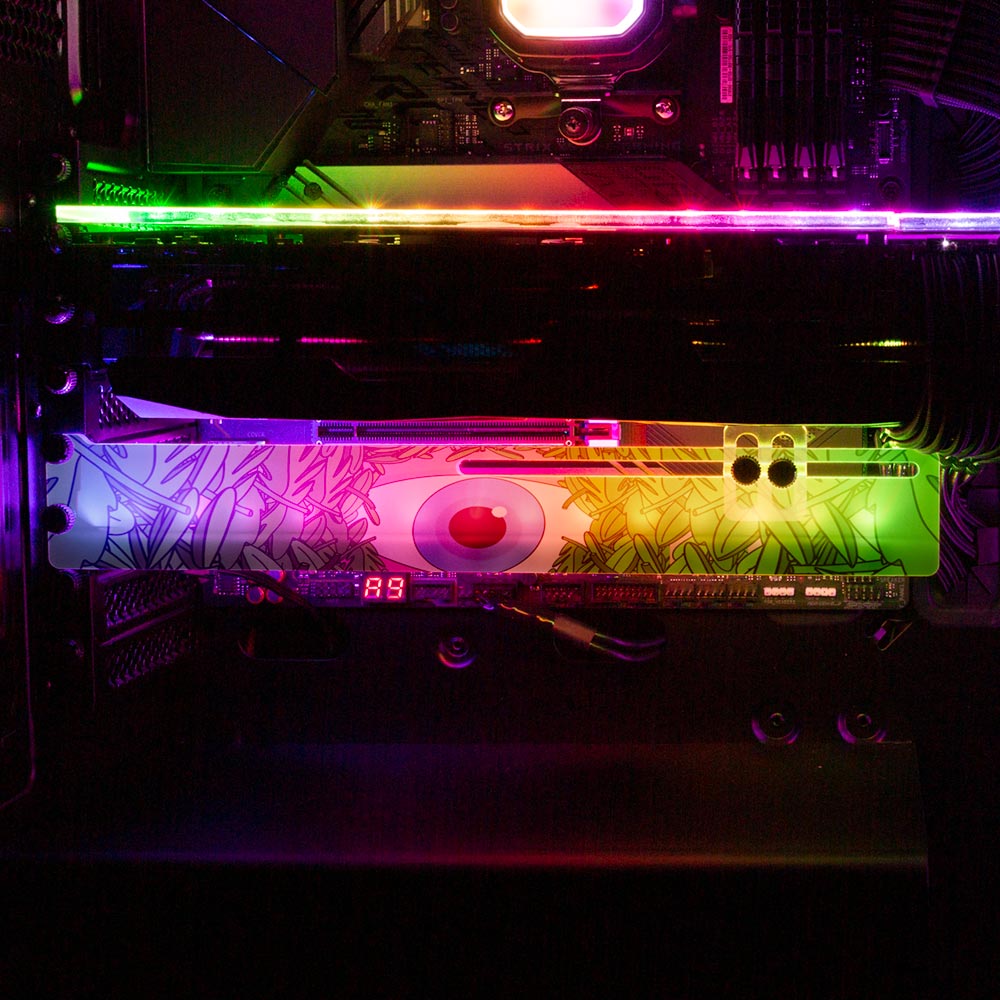 Jungle Eye RGB GPU Support Bracket - Javilostcontrol - V1Tech