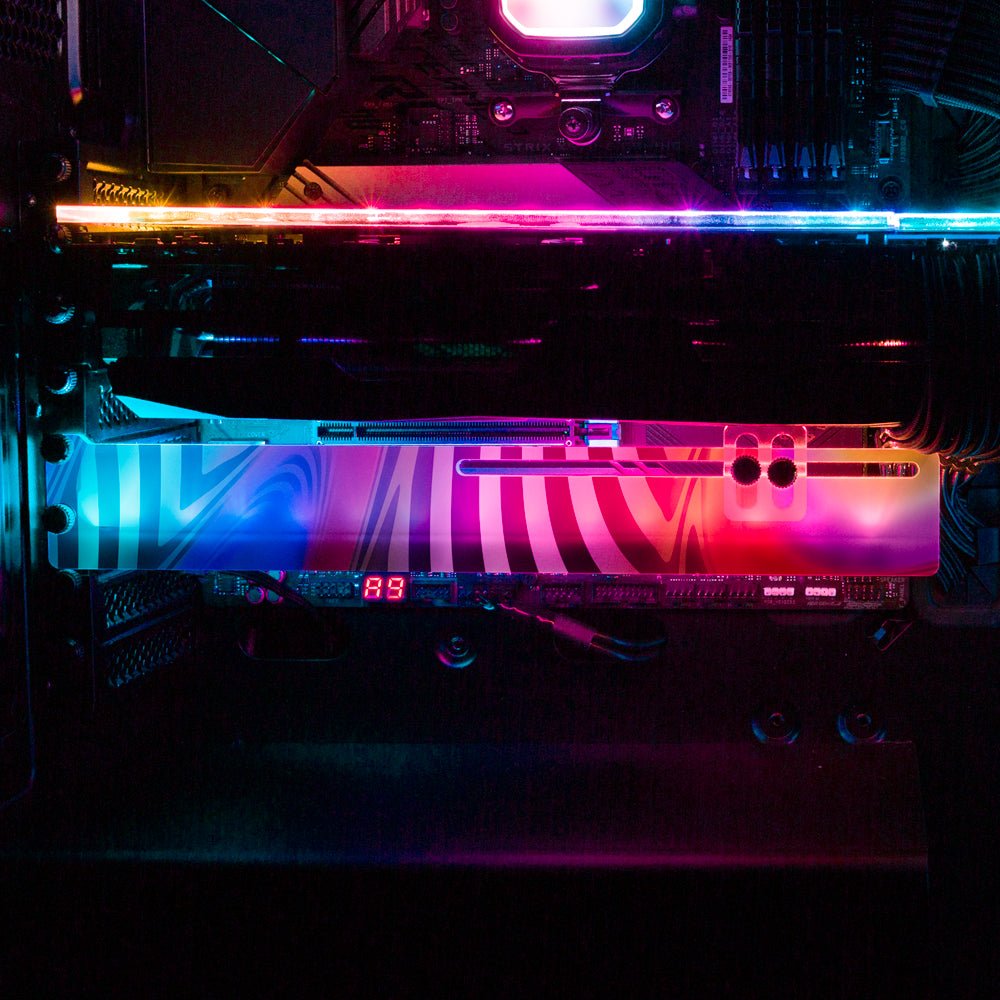 Just Vibin RGB GPU Support Bracket - Guedda HM - V1Tech