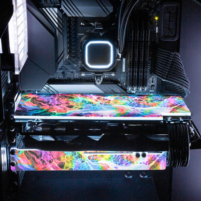 Kamikaze RGB GPU Backplate - Geoglyser - V1Tech