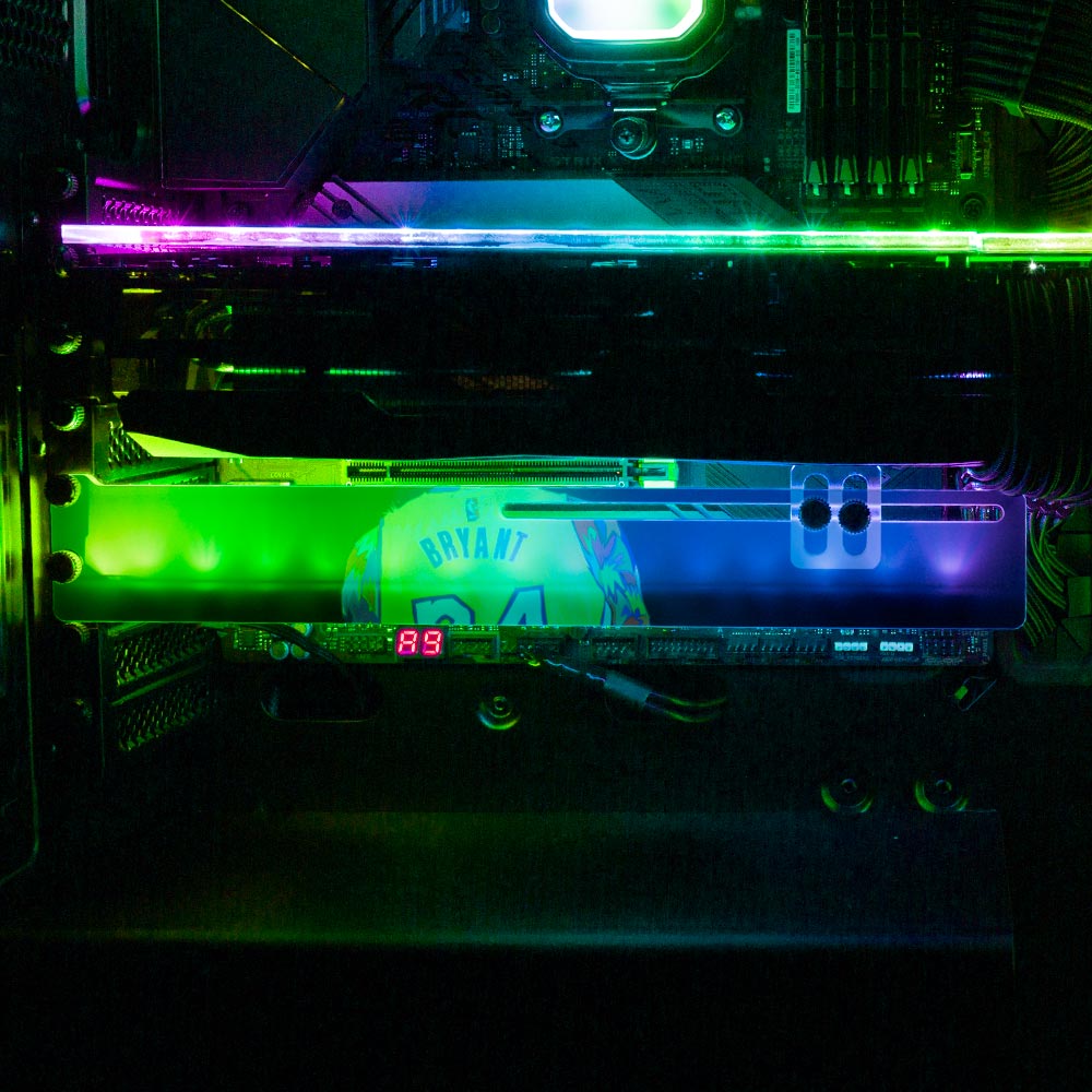 Kobydrome RGB GPU Support Bracket - Technodrome1 - V1Tech