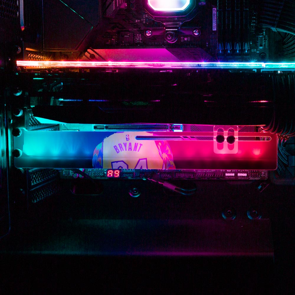 Kobydrome RGB GPU Support Bracket - Technodrome1 - V1Tech