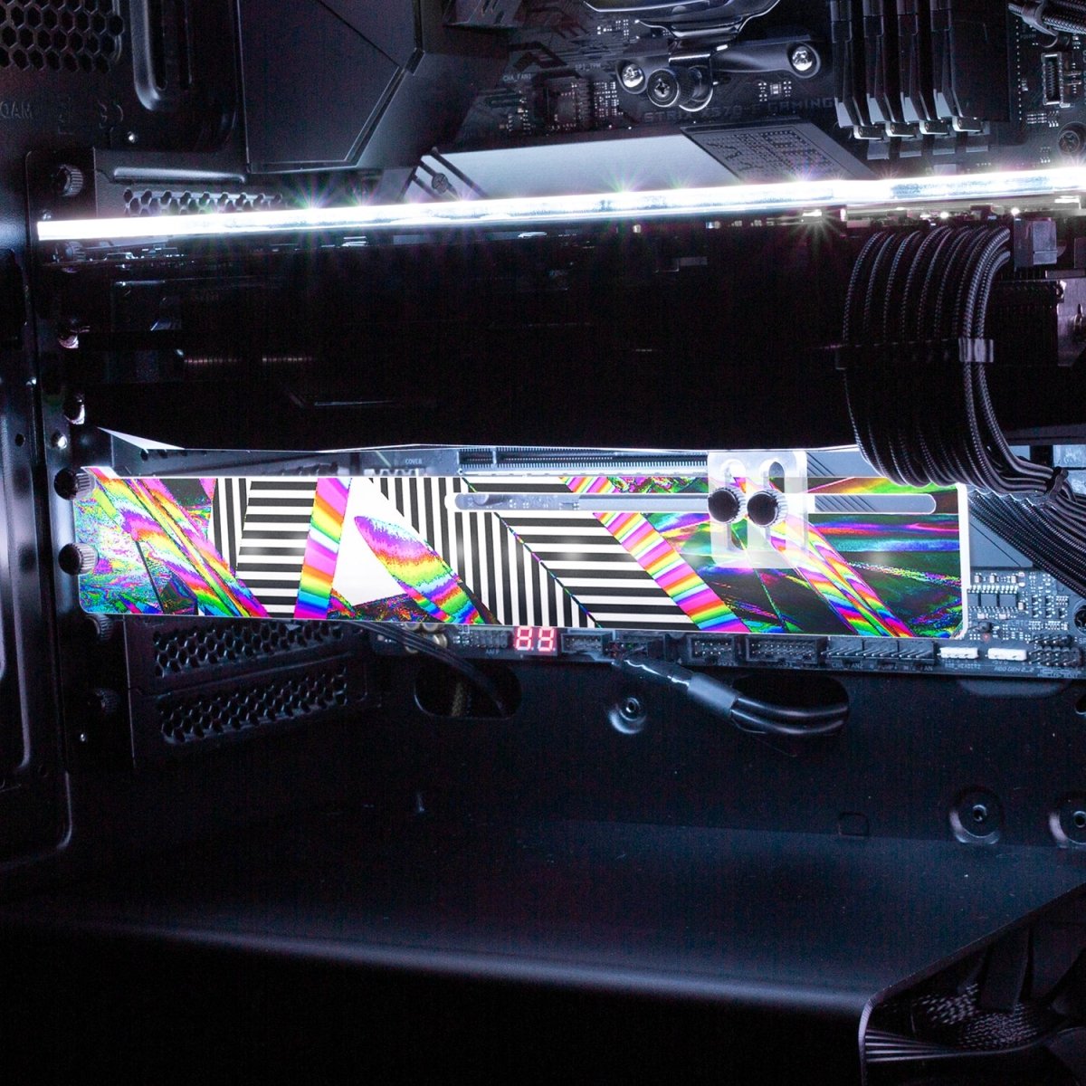 Lazers RGB GPU Support Bracket - Tankuss - V1Tech