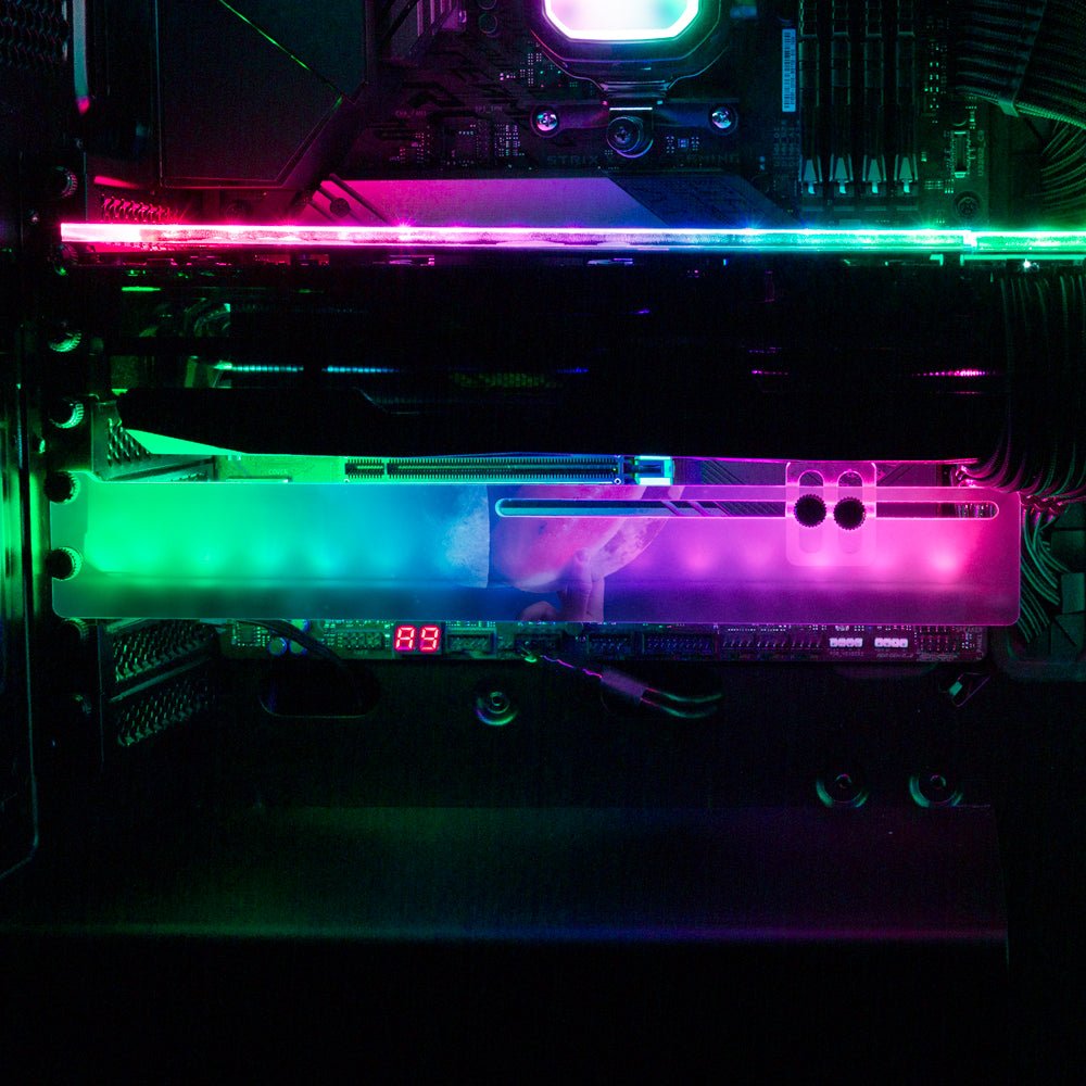 Let's Try the Moonmelon RGB GPU Support Bracket - Perphotal - V1Tech