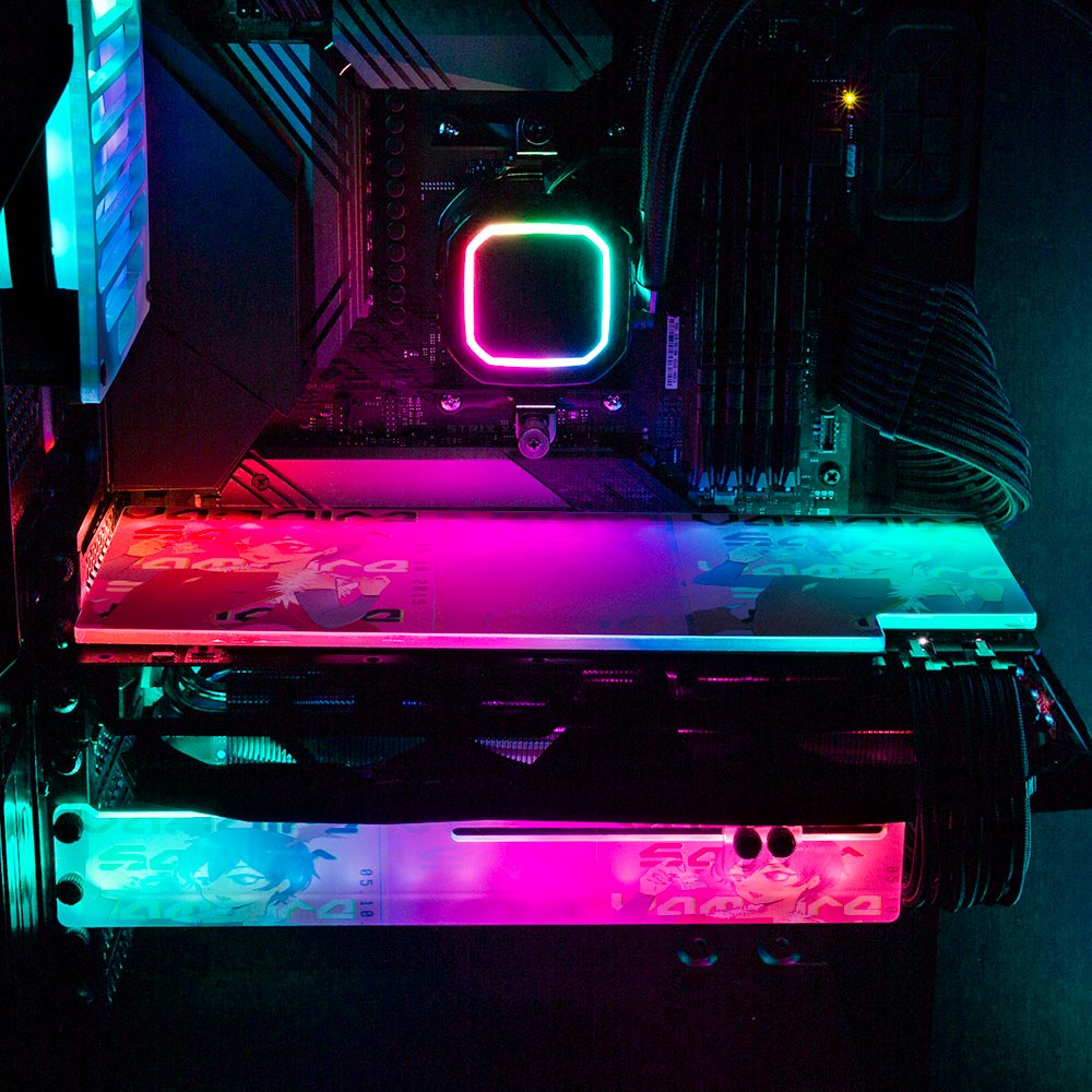 Lilith RGB GPU Support Bracket - YacilArt - V1Tech