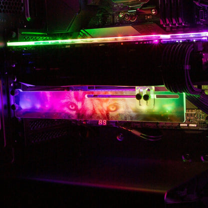 Lion Nebula RGB GPU Support Bracket - Nogar007 - V1Tech