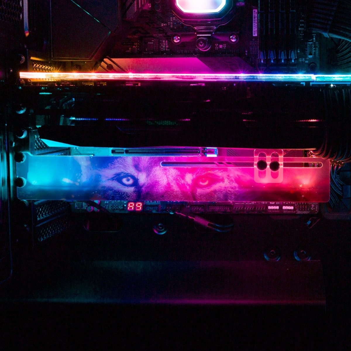 Lion Nebula RGB GPU Support Bracket - Nogar007 - V1Tech