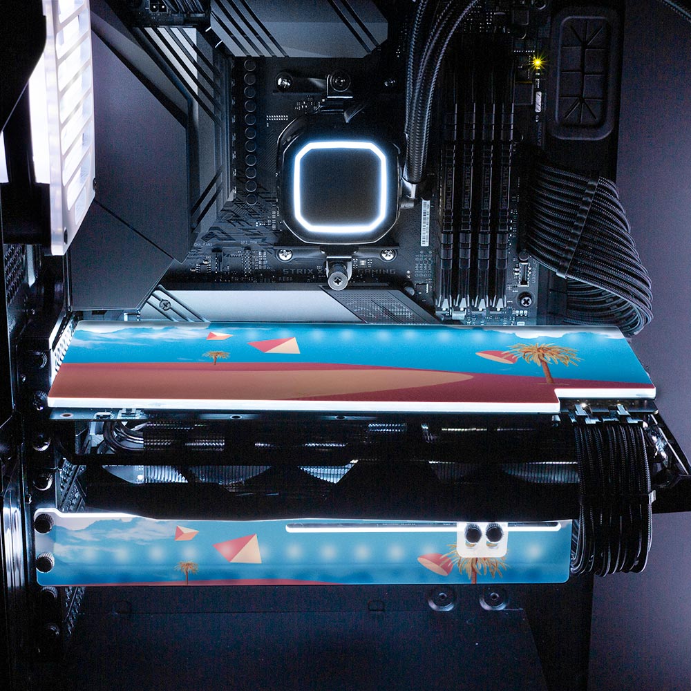 Lost Empire RGB GPU Support Bracket - Spectacular.way - V1Tech