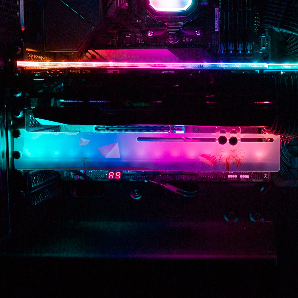 Lost Empire RGB GPU Support Bracket - Spectacular.way - V1Tech