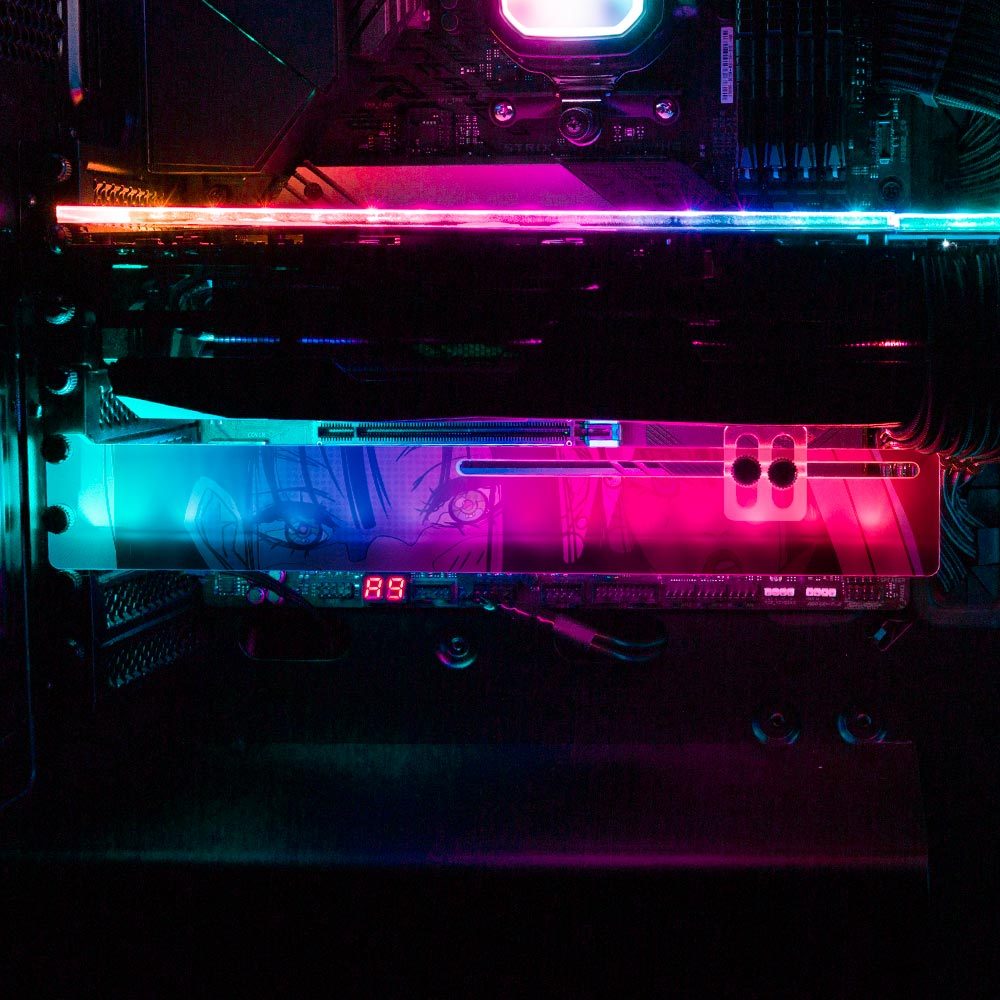 Makeup Touch-Up RGB GPU Support Bracket - Annicelric - V1Tech