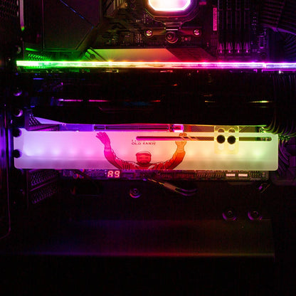 Messiah RGB GPU Support Bracket - Utopia Graphix - V1Tech