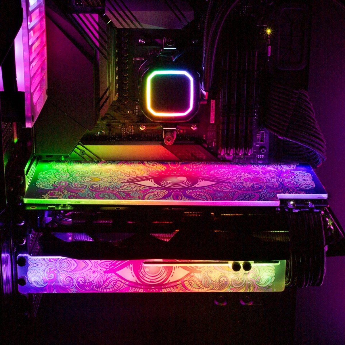 Mind Eye RGB GPU Support Bracket - V1Tech