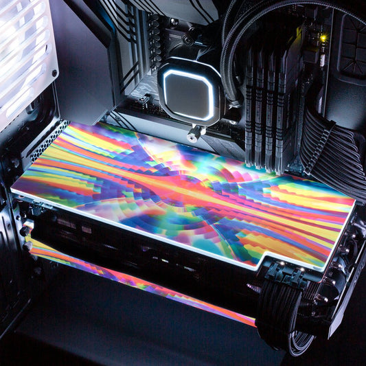 Monday Space Vibes RGB GPU Backplate - Guedda HM - V1Tech