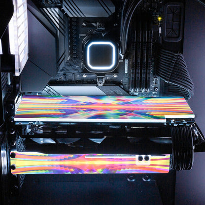 Monday Space Vibes RGB GPU Support Bracket - Guedda HM - V1Tech