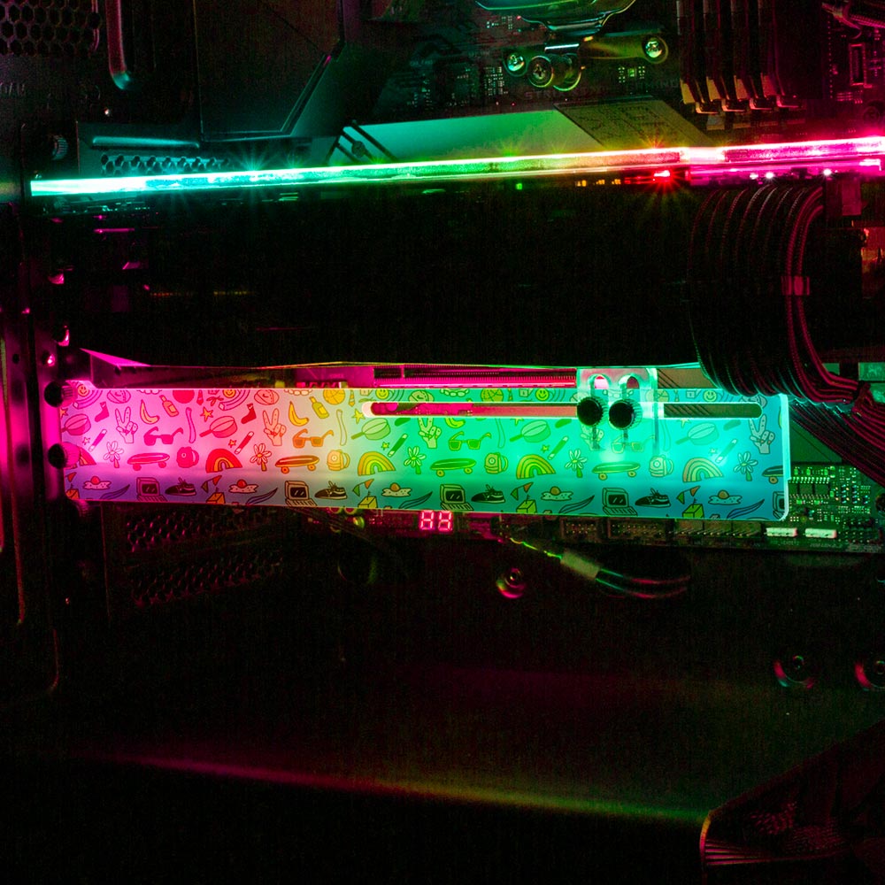 Mood Vibes RGB GPU Support Bracket - Javilostcontrol - V1Tech