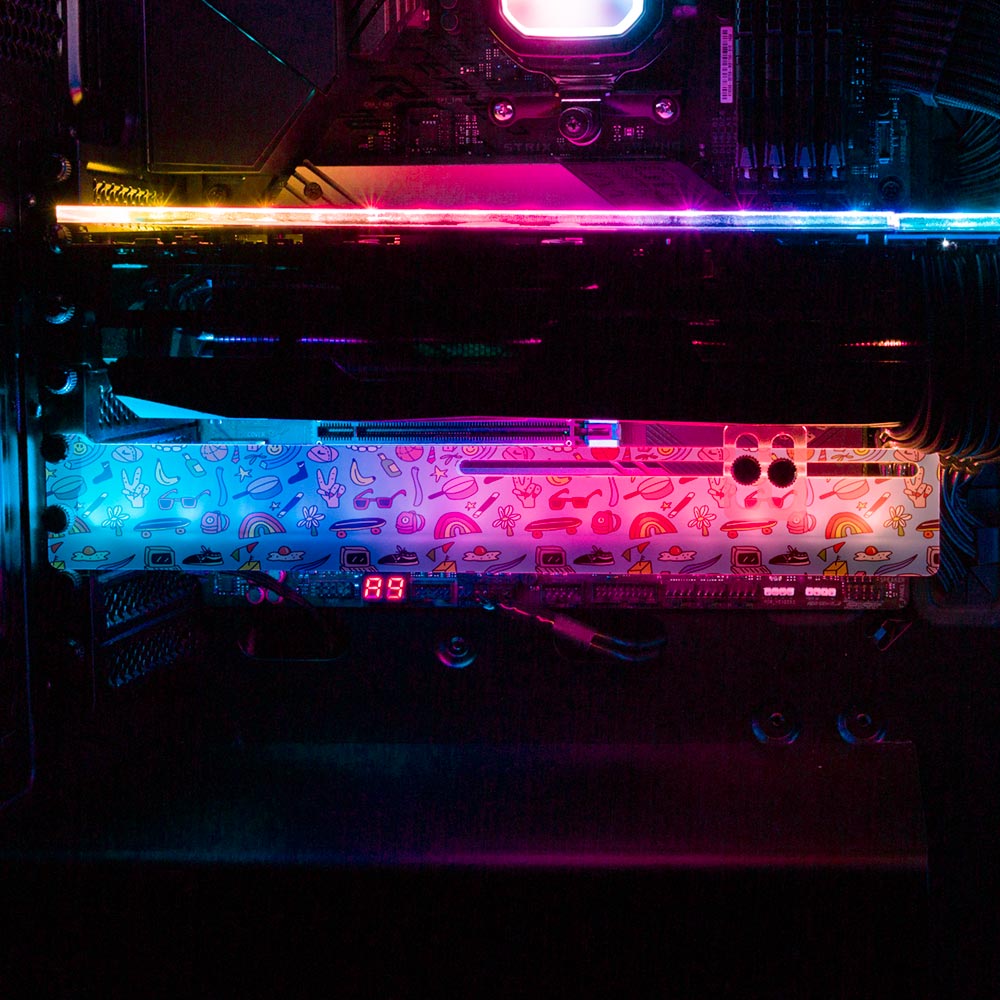 Mood Vibes RGB GPU Support Bracket - Javilostcontrol - V1Tech