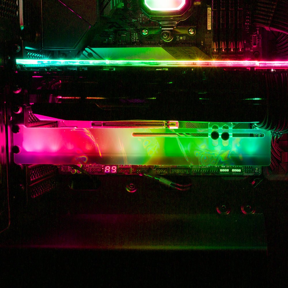 Nebula RGB GPU Support Bracket - Guedda HM - V1Tech