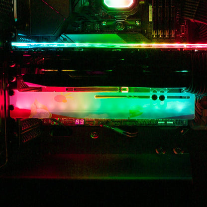 New Kingdoms RGB GPU Support Bracket - Spectacular.way - V1Tech