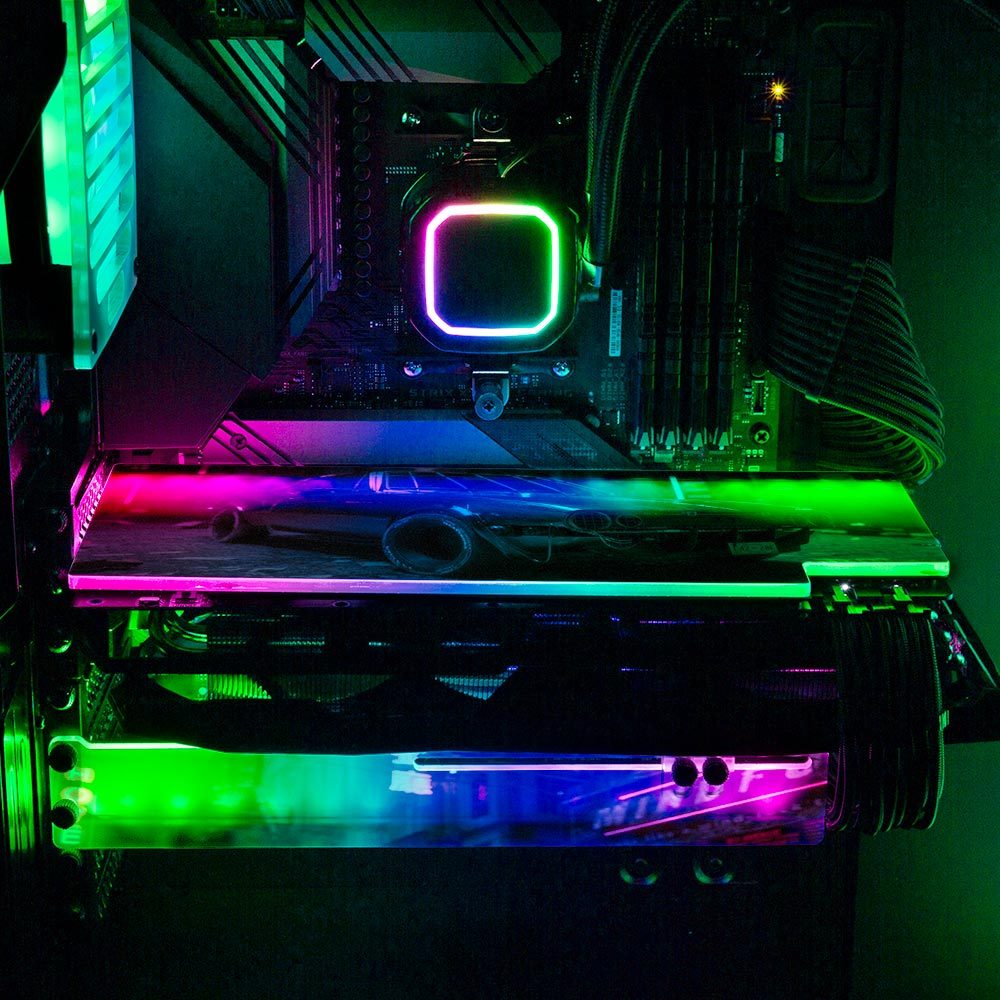 New Whip RGB GPU Backplate - Skie Graphic Studio - V1Tech