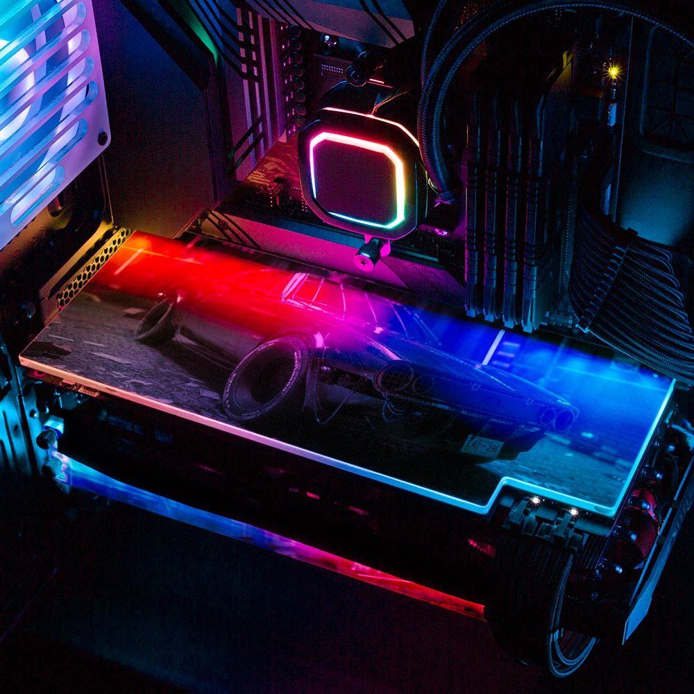 New Whip RGB GPU Backplate - Skie Graphic Studio - V1Tech