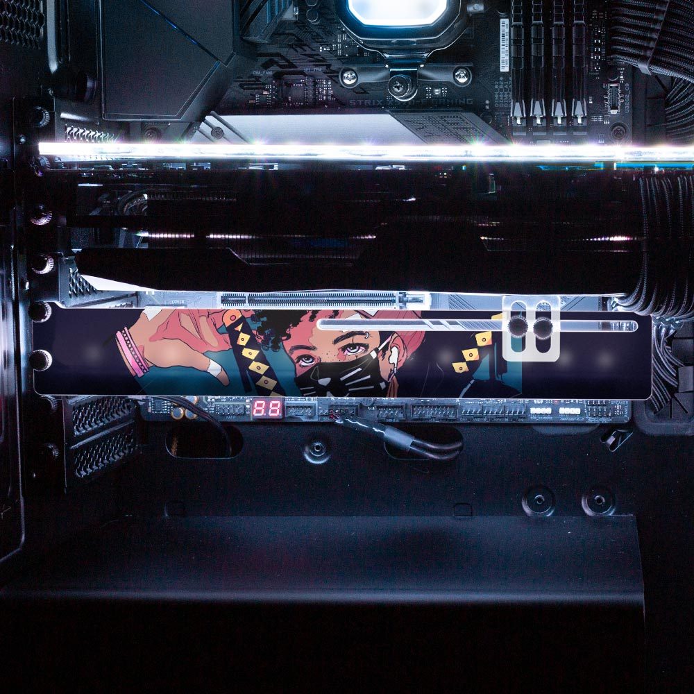 Ninja Boy RGB GPU Support Bracket - Annicelric - V1Tech