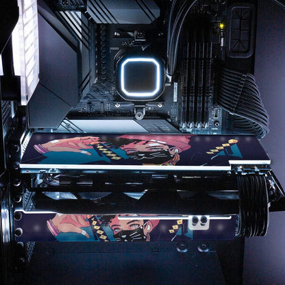 Ninja Boy RGB GPU Support Bracket - Annicelric - V1Tech