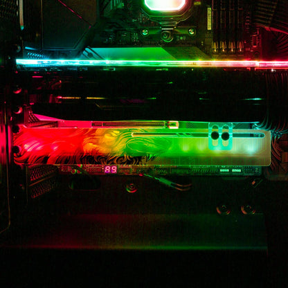 Noble Lion RGB GPU Support Bracket - Daniele Caruso - V1Tech