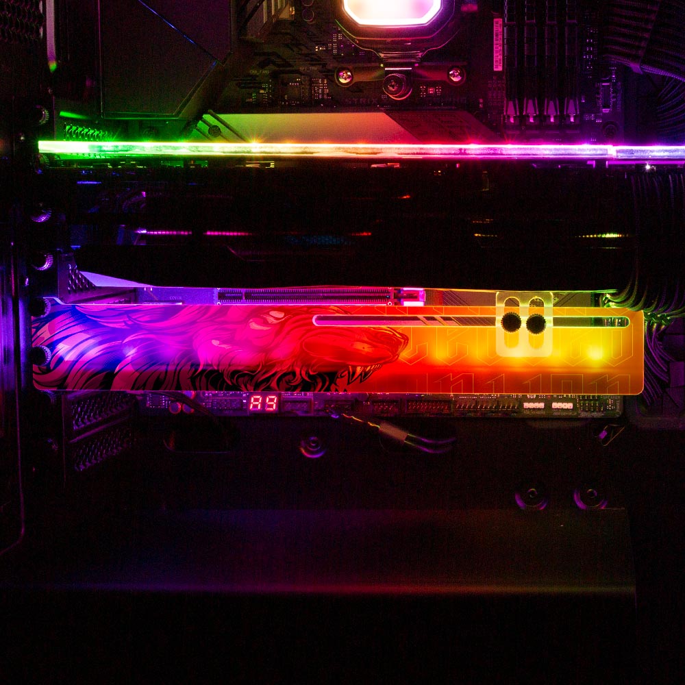 Noble Lion RGB GPU Support Bracket - Daniele Caruso - V1Tech