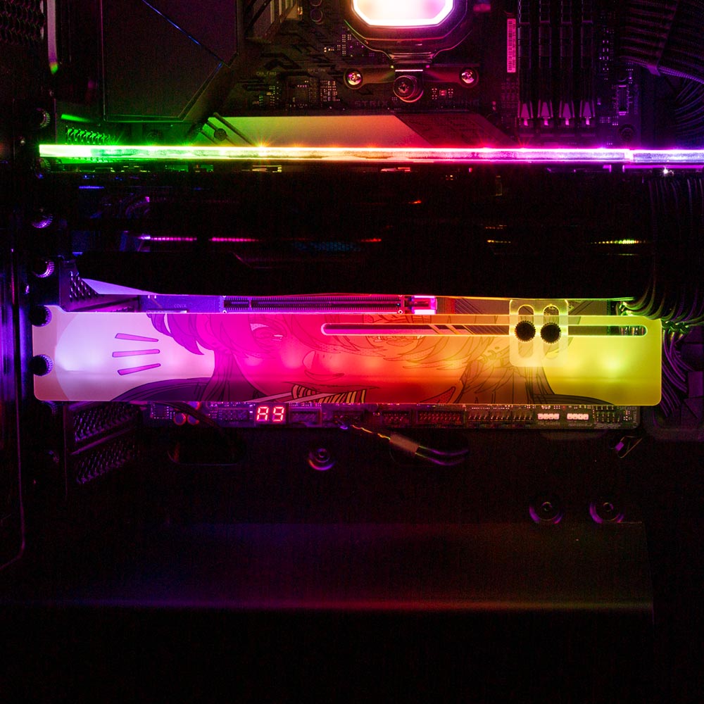 Noodles RGB GPU Support Bracket - Kuurakuu - V1Tech