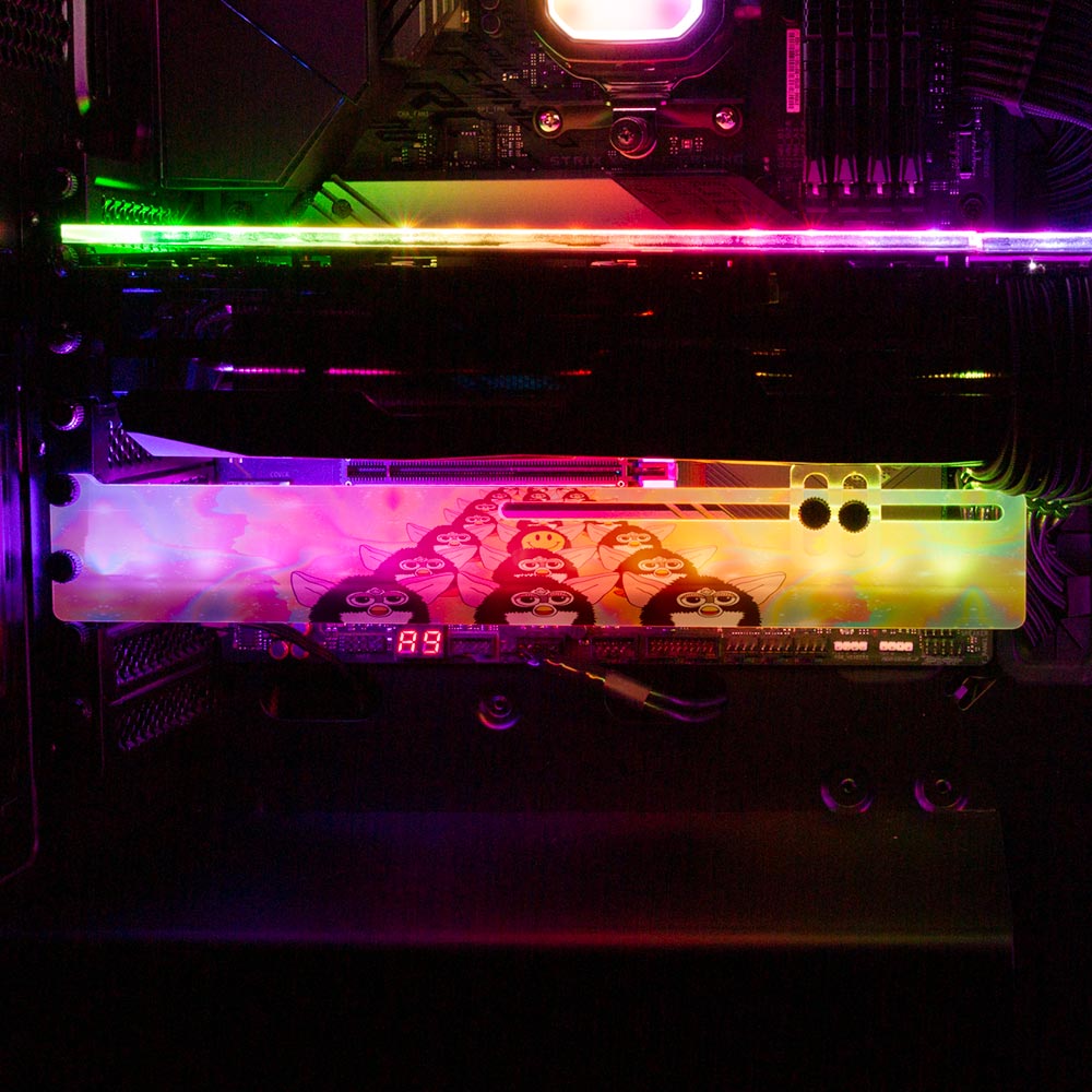 Party Vibes RGB GPU Supprt Bracket - Javilostcontrol - V1Tech