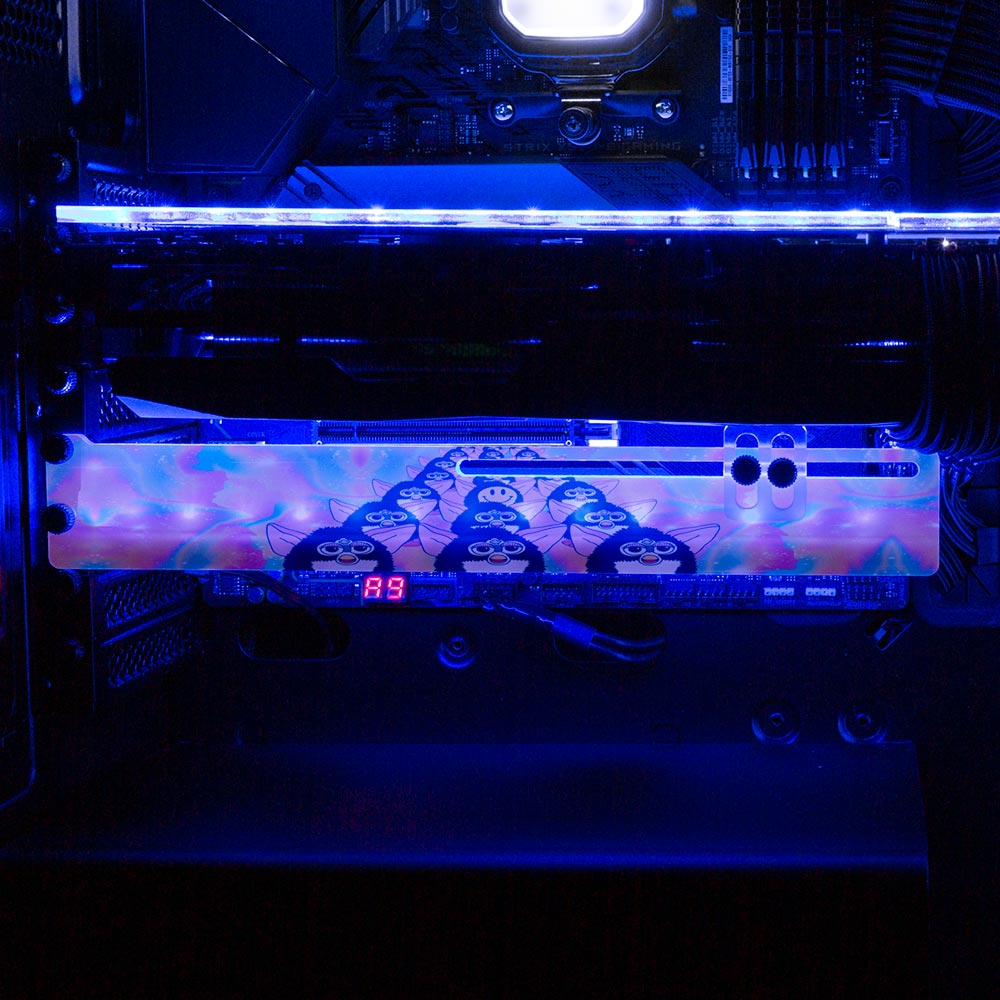 Party Vibes RGB GPU Supprt Bracket - Javilostcontrol - V1Tech