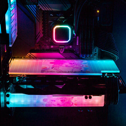 Pastel Aesthetic RGB GPU Backplate - YacilArt - V1Tech