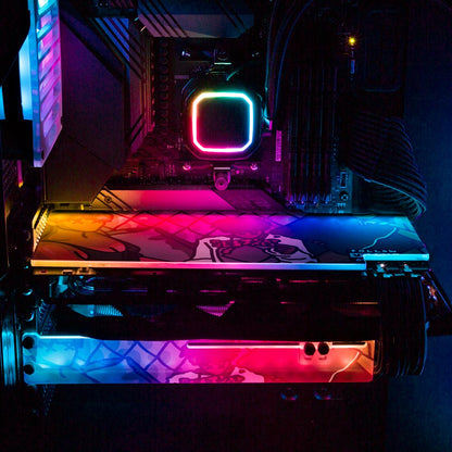 Pillow Fight RGB GPU Support Bracket - Utopia Graphix - V1Tech