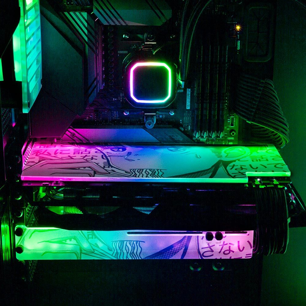 Ramen Boy RGB GPU Support Bracket - Annicelric - V1Tech