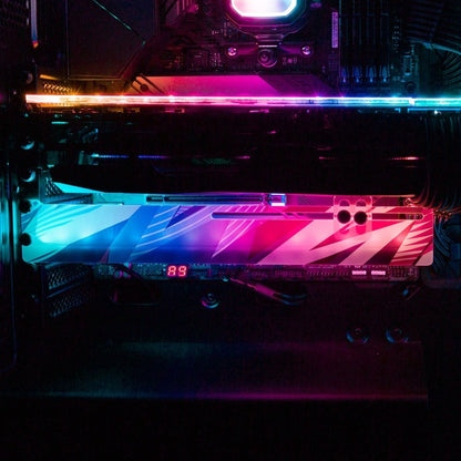 Retro Wave RGB GPU Support Bracket - V1Tech