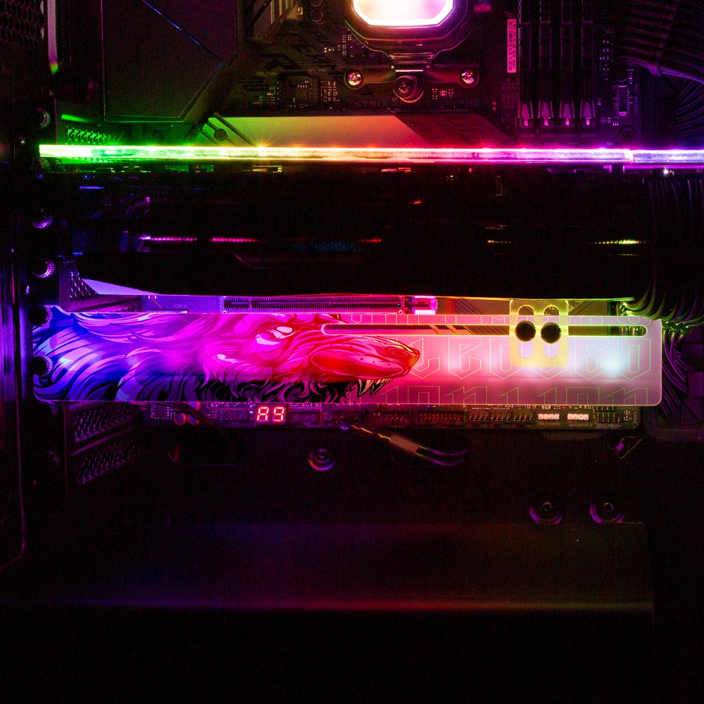 Royal Lion RGB GPU Support Bracket - Daniele Caruso - V1Tech