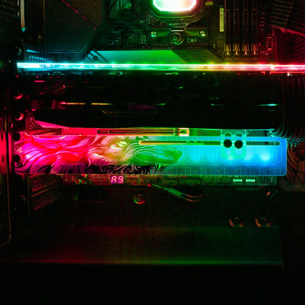 Royal Lion RGB GPU Support Bracket - Daniele Caruso - V1Tech