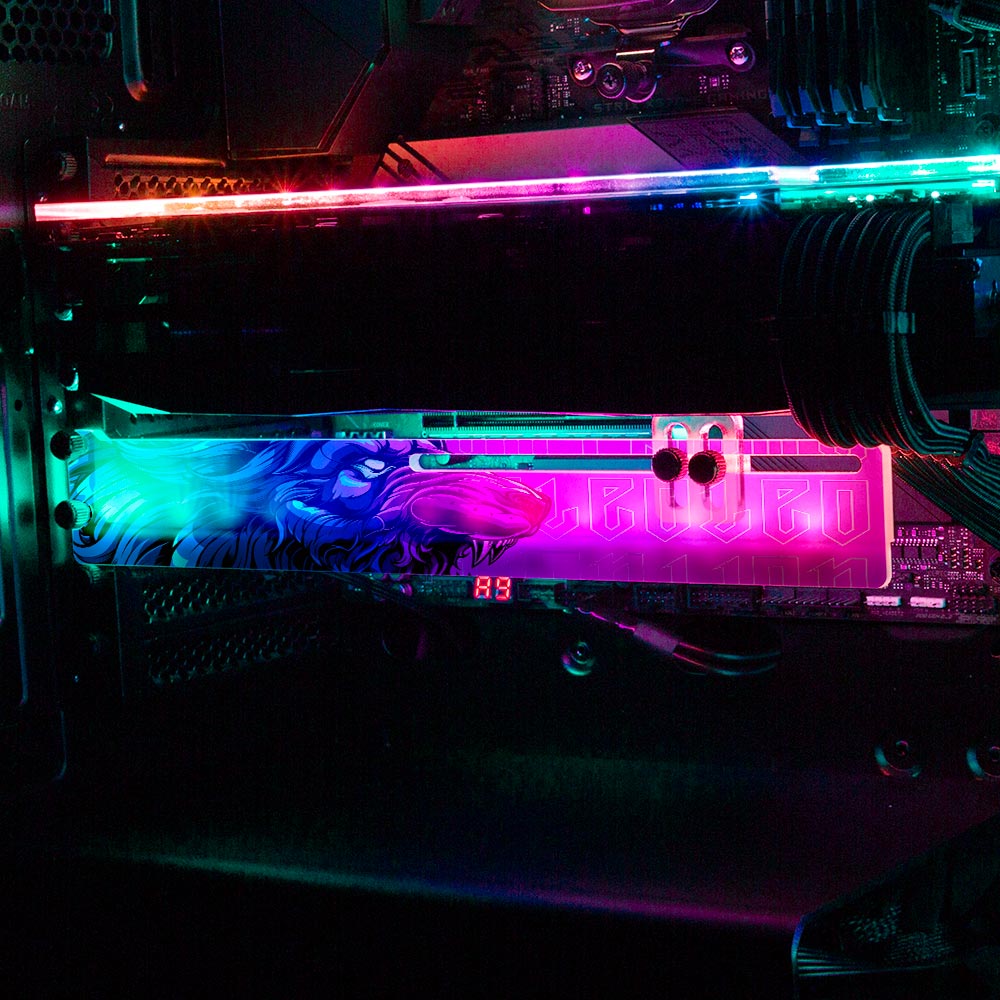 Royal Lion RGB GPU Support Bracket - Daniele Caruso - V1Tech