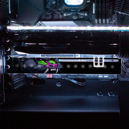 Saru the Green RGB GPU Support Bracket - Daniele Caruso - V1Tech