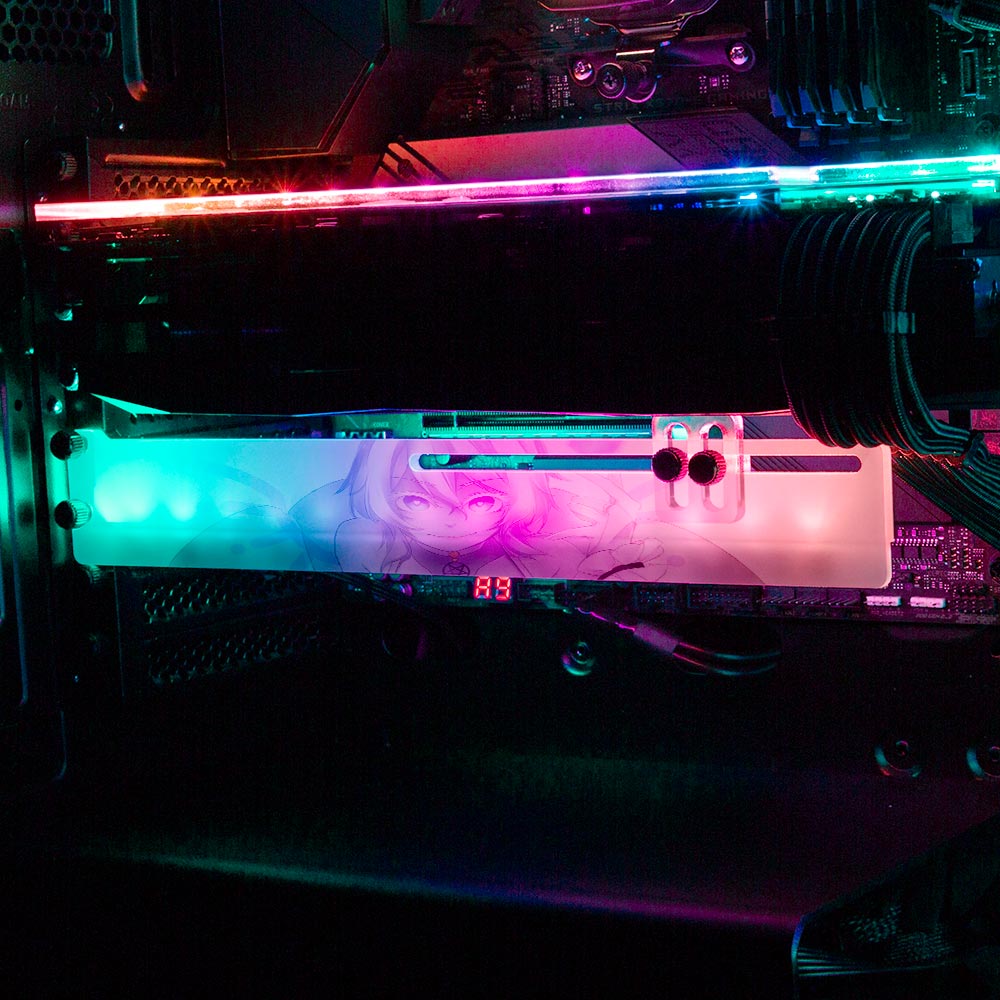 Shepherdess Endowed RGB GPU Support Bracket - Ghost Data - V1Tech