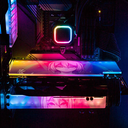 Shepherdess Monarch RGB GPU Support Bracket - Ghost Data - V1Tech