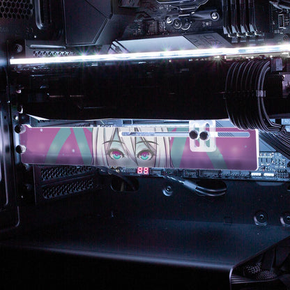 Shepherdess Monarch RGB GPU Support Bracket - Ghost Data - V1Tech